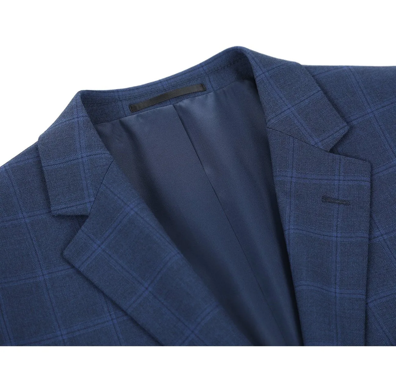 RENOIR 2-Piece Slim Fit Single Breasted Check Dress Suit 292-6