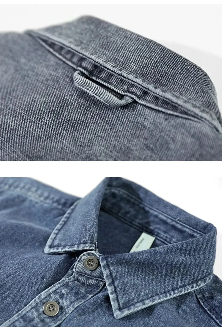 Retro vintage denim shirt