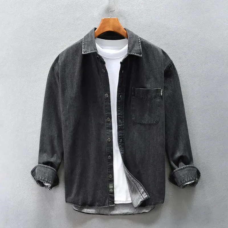 Retro vintage denim shirt