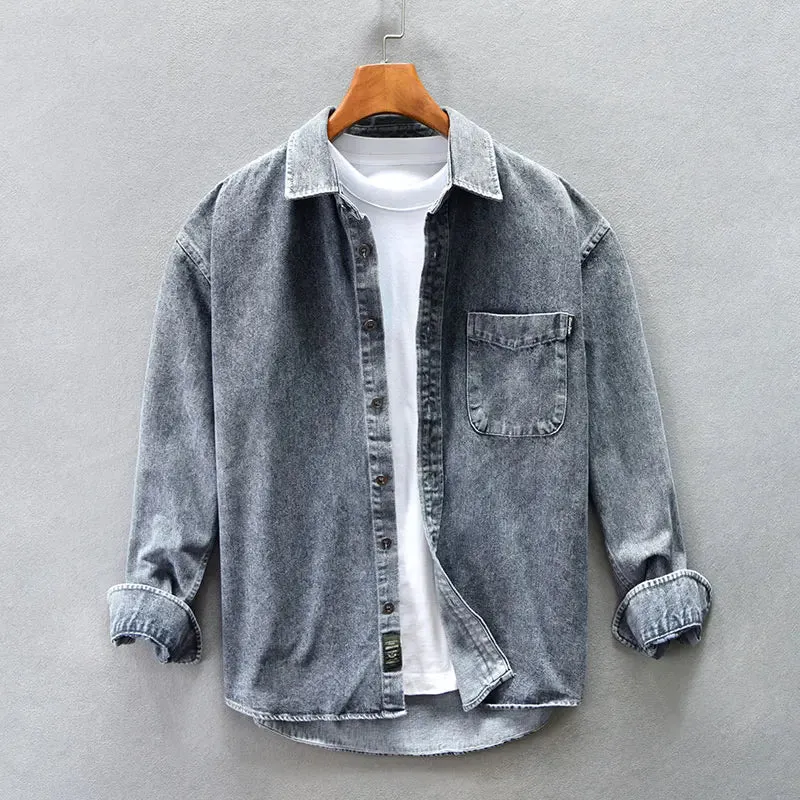 Retro vintage denim shirt