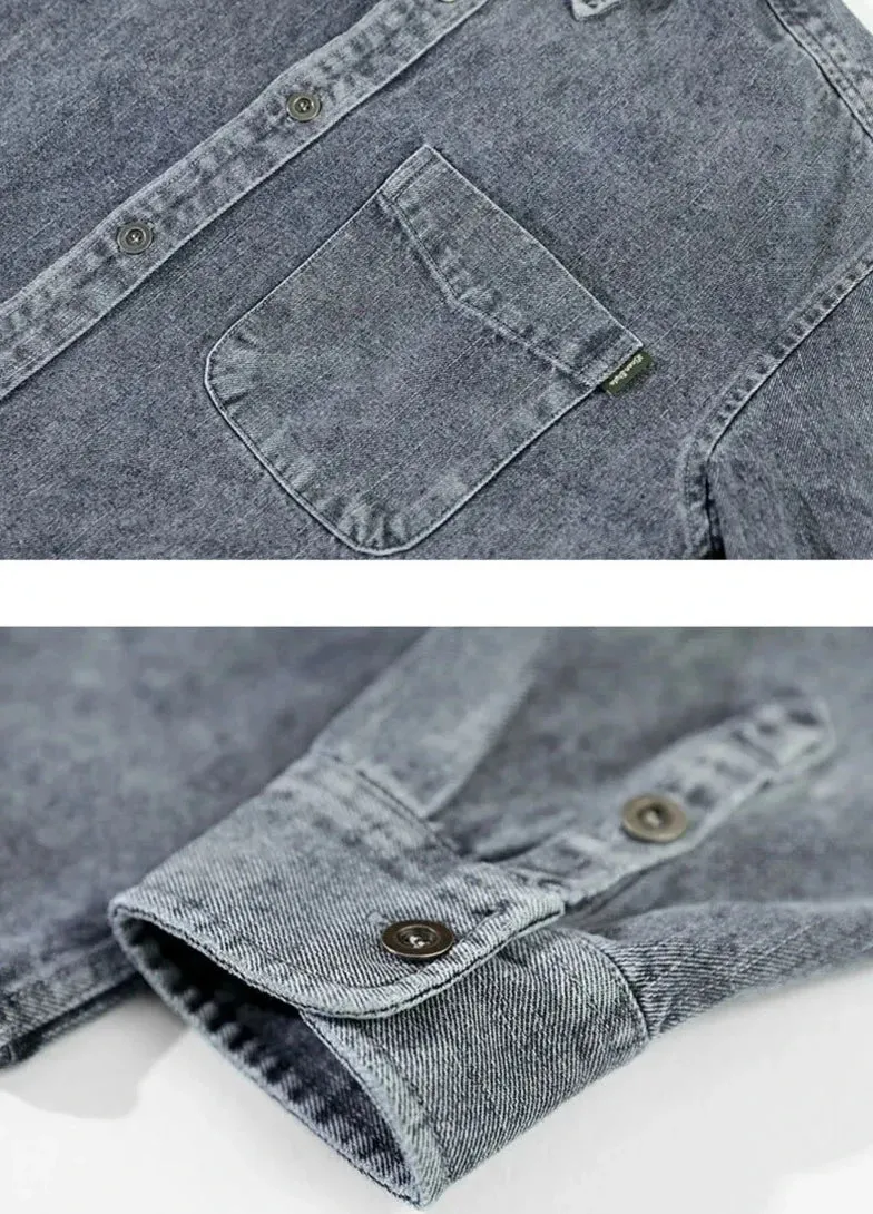 Retro vintage denim shirt