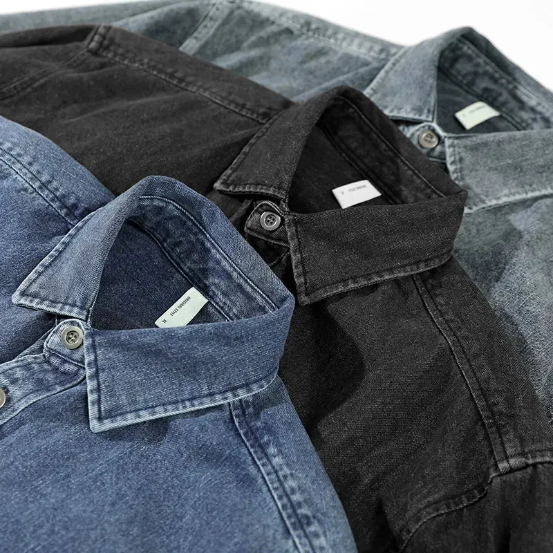 Retro vintage denim shirt