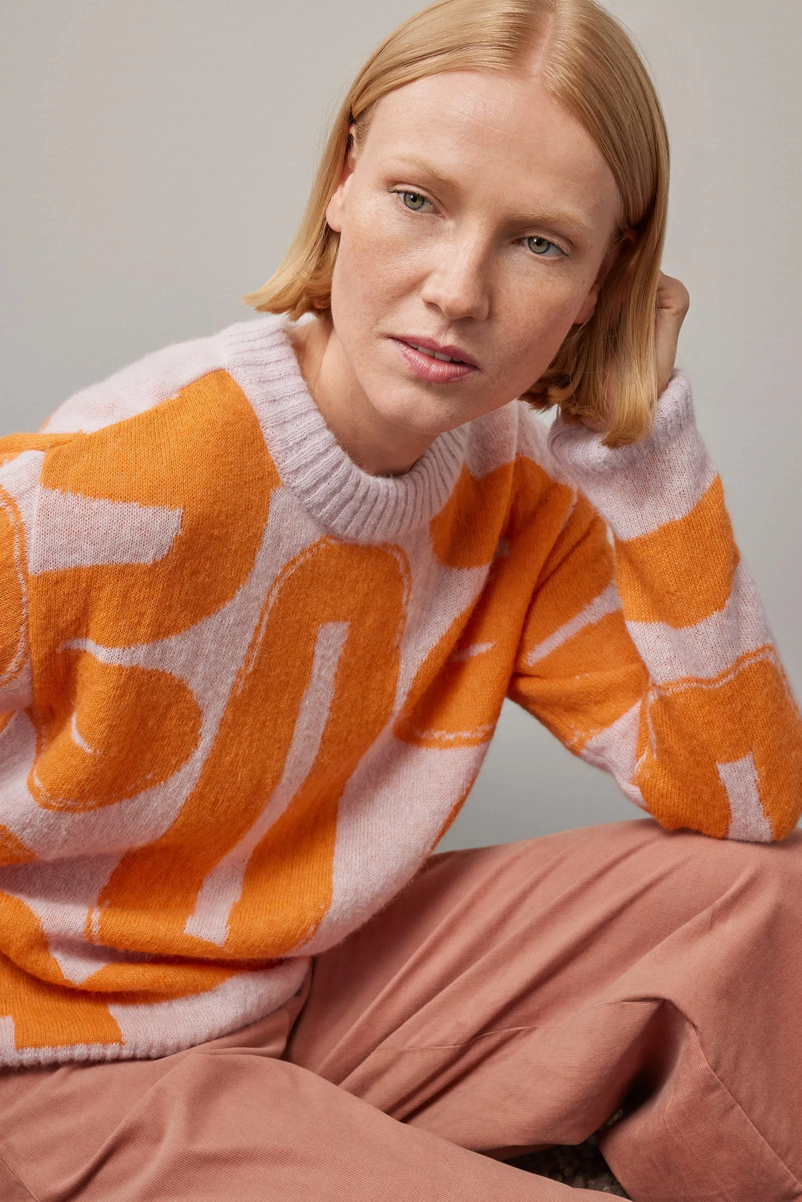 Sense Knitwear Pink-Orange