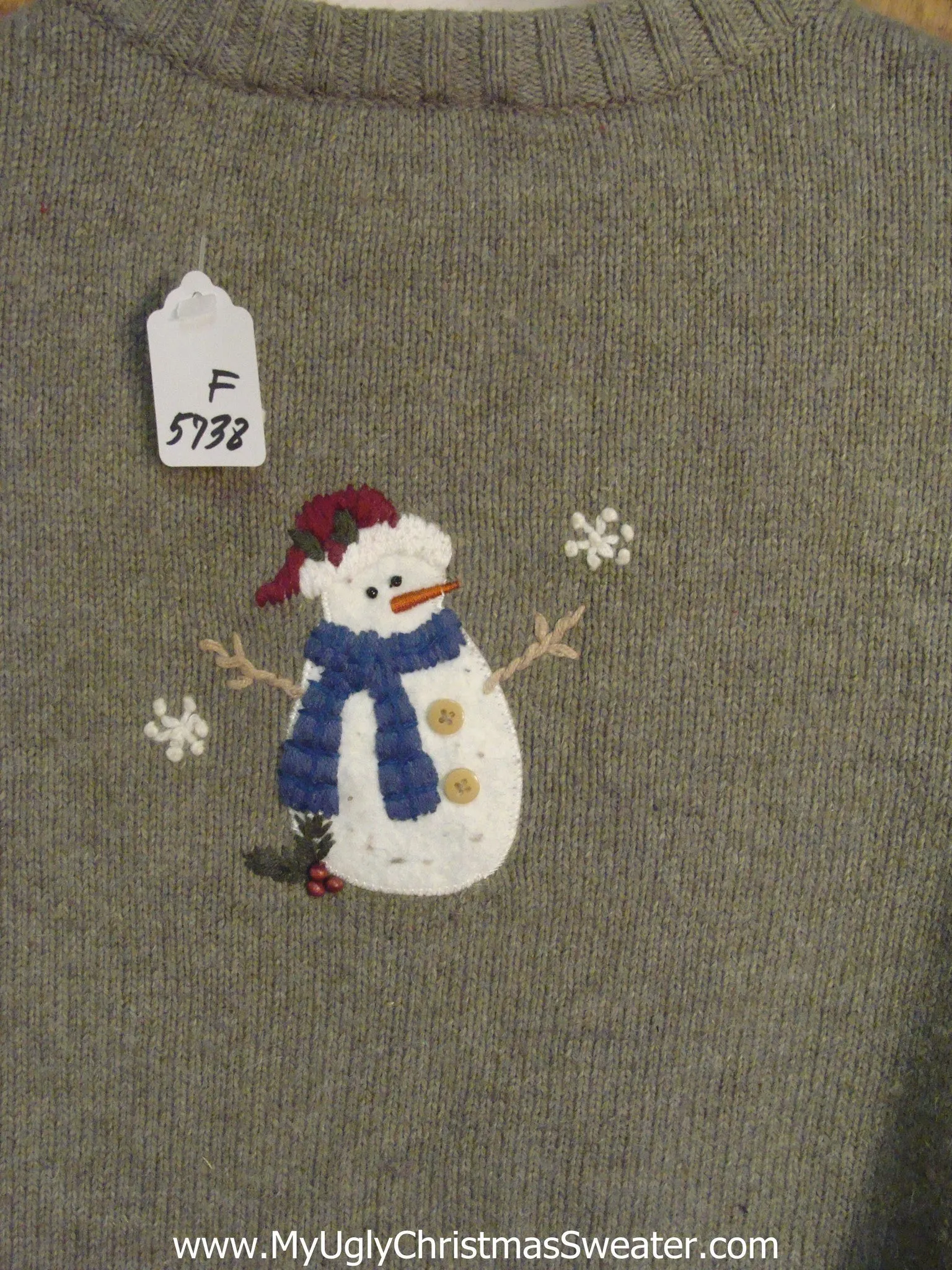 Snowmen Celebrating Snow Ugly Christmas Jumper