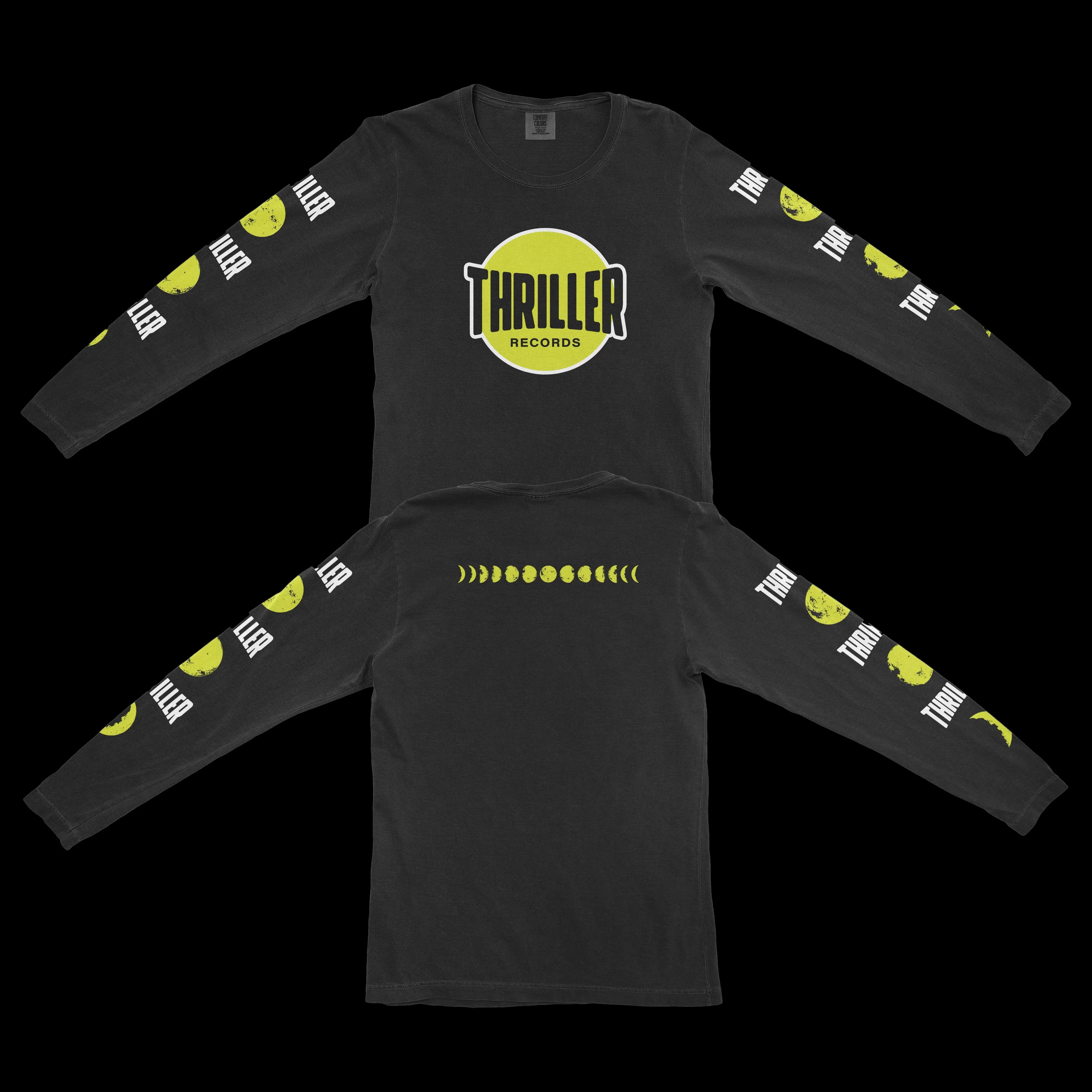Thriller Records Classic Logo Black Long Sleeve