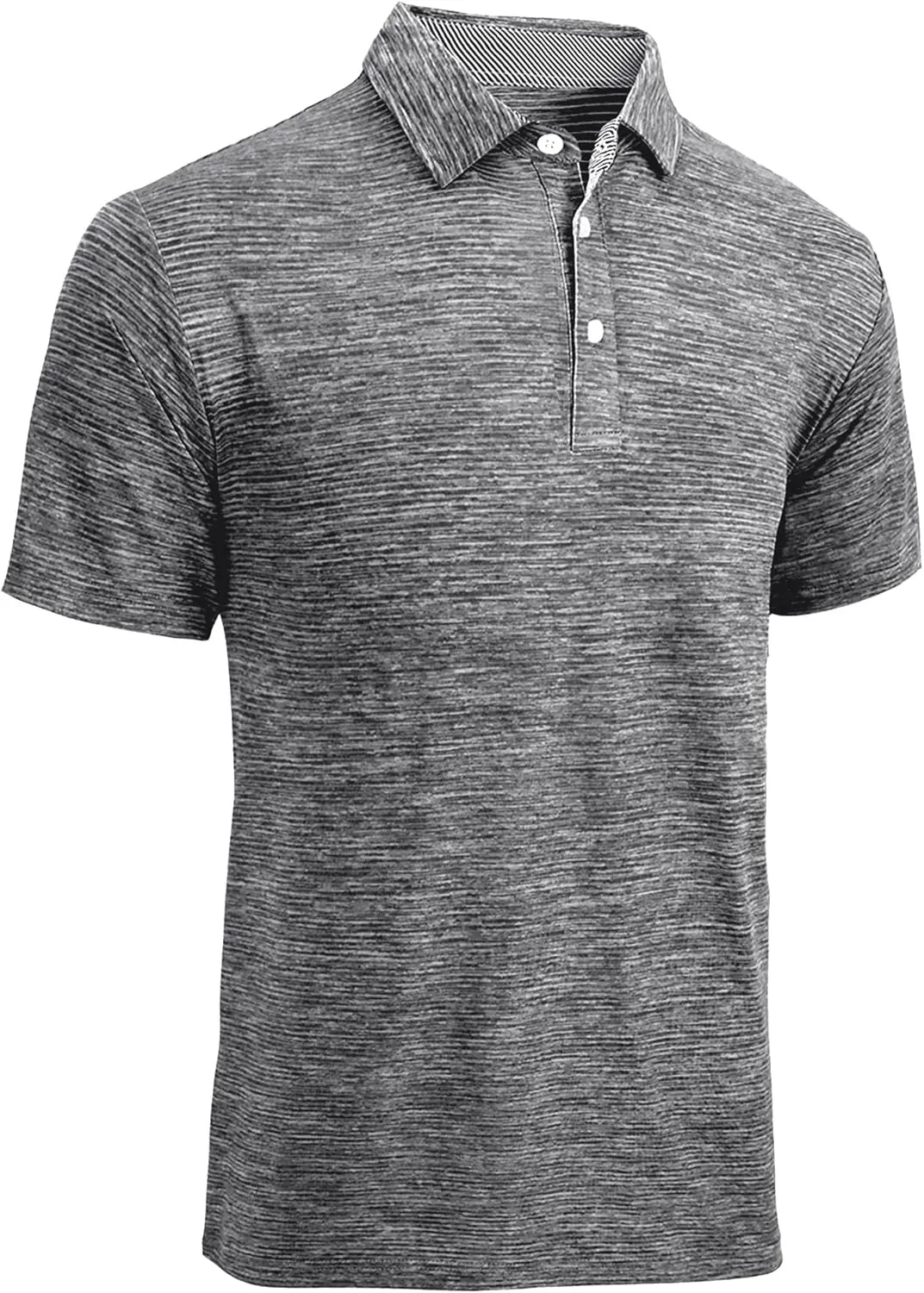 V VALANCH Mens Golf Polo Shirt Short Sleeve Performance Moisture-Wicking Cationic Shirt Casual Sports Tennis Shirt