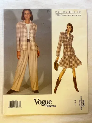 Vogue Perry Ellis 1093 UNCUT Suit Sizes 8-12