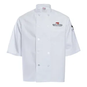 White Short Sleeve Coat