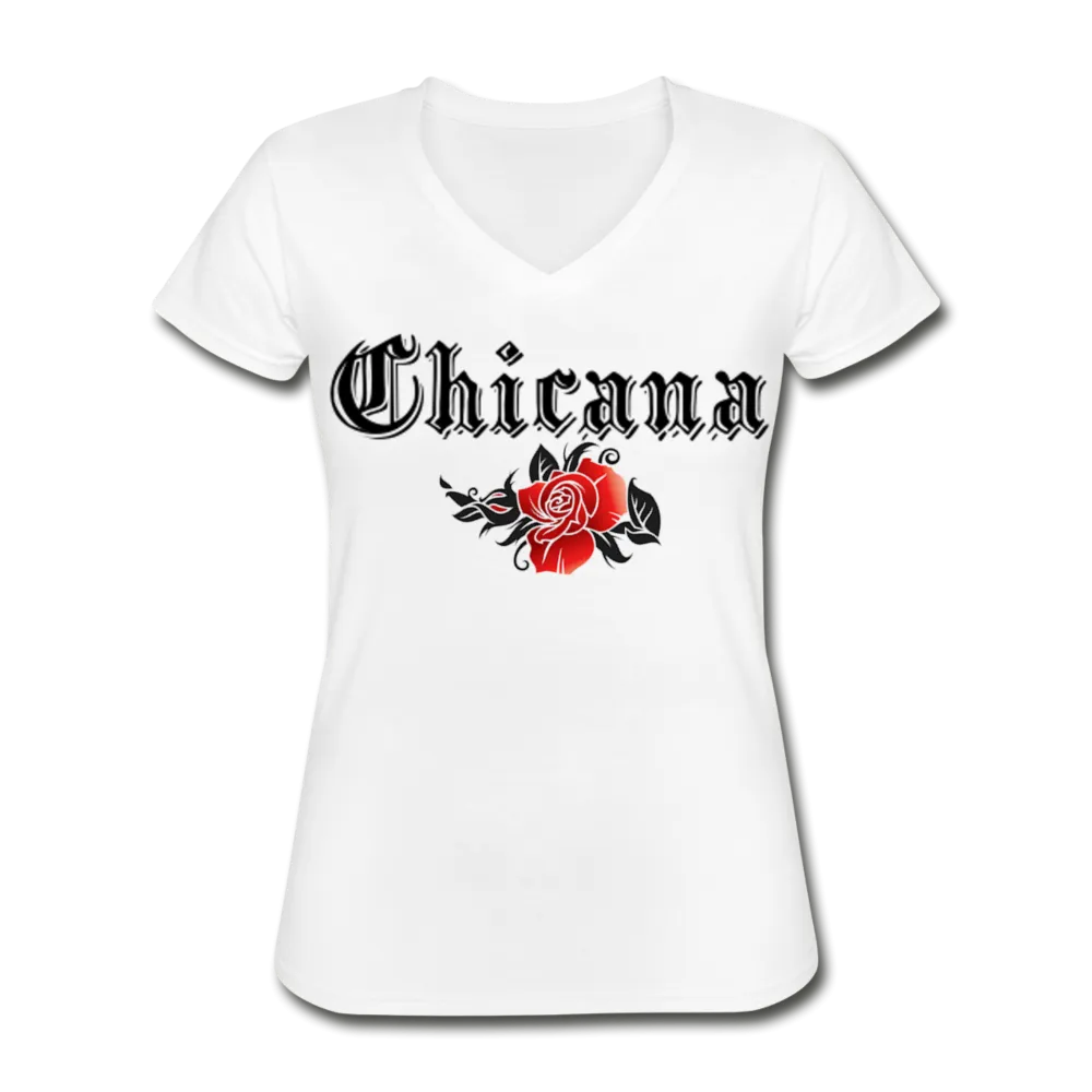 Women's Chicana V-Neck Tee