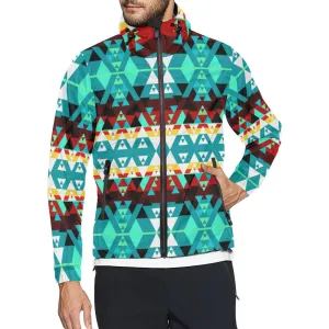 Writing on Stone Wheel Unisex Windbreaker